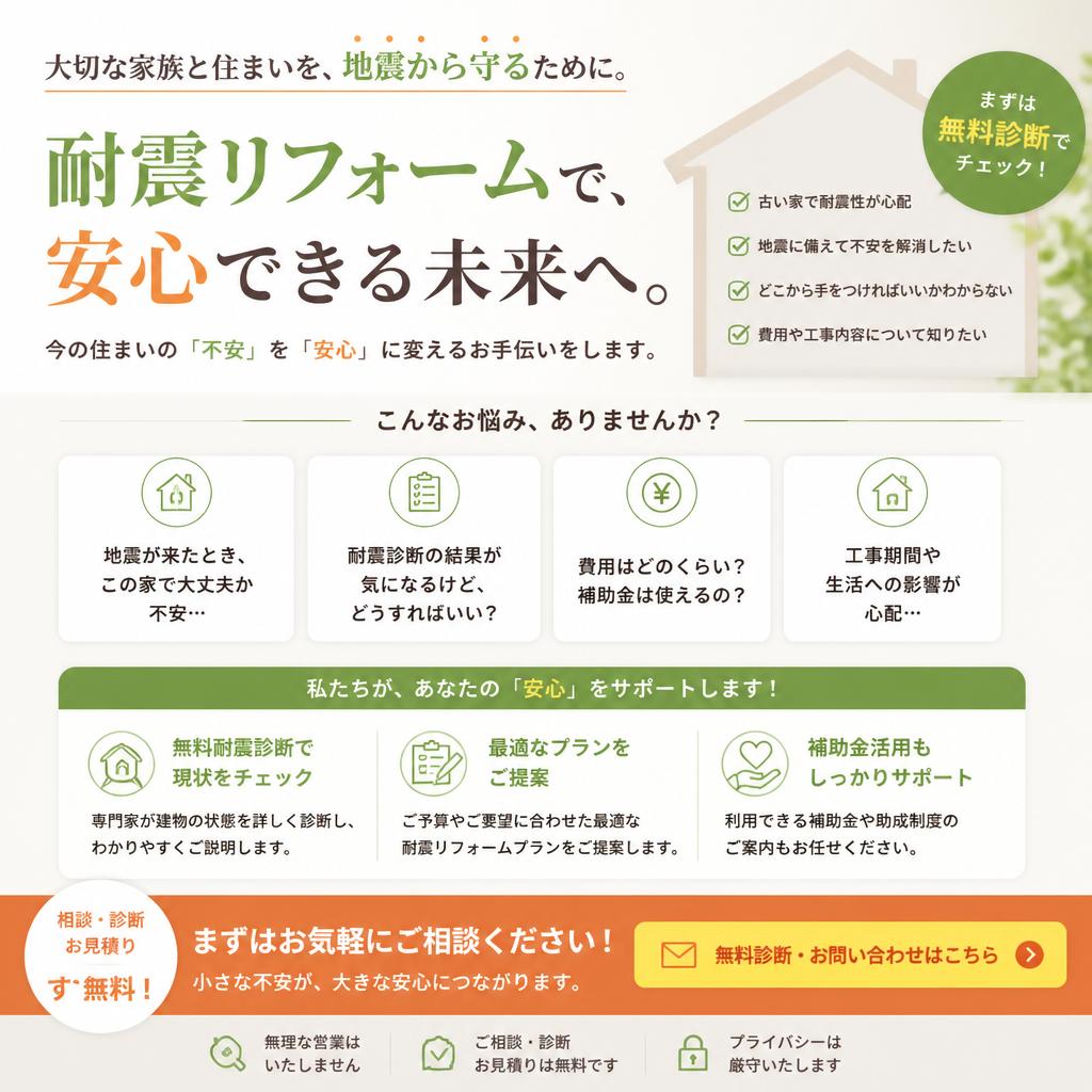7. お問い合わせ：あなたの住まいを守る第一歩