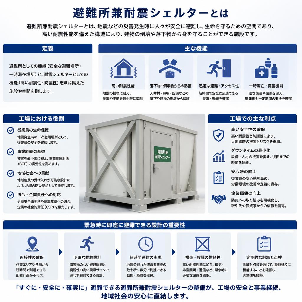 2. 避難所兼耐震シェルターとは？