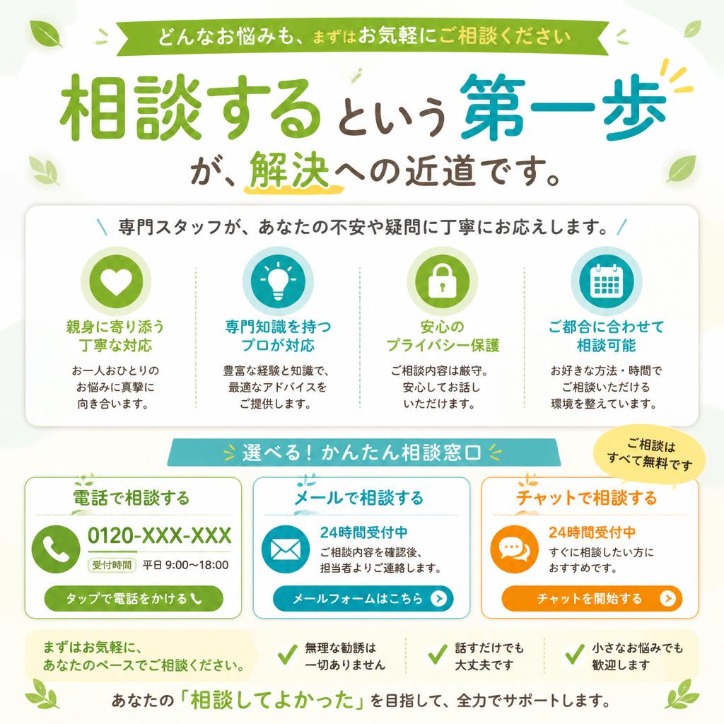 7. お問い合わせ・無料相談窓口のご案内