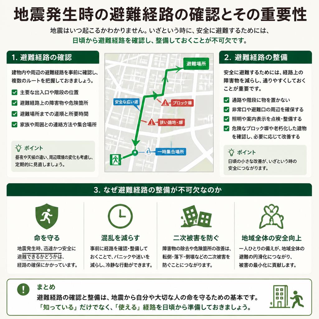 5. 避難経路の確保