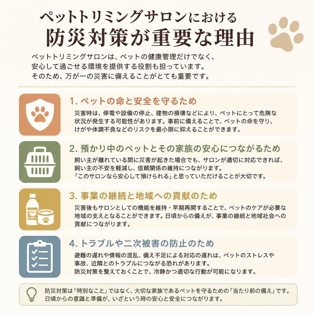 ペットトリミングサロンの役割
