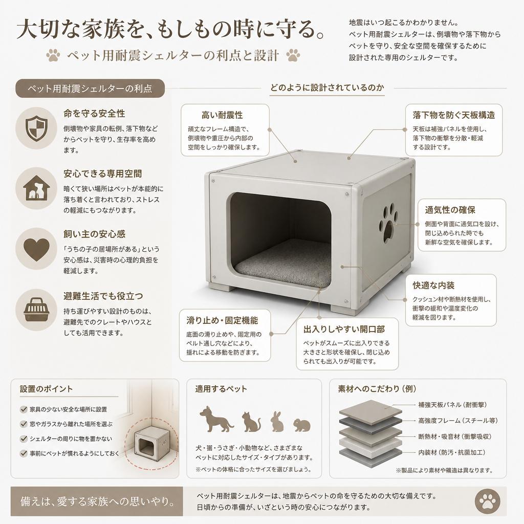 ドッグシェルターの特徴