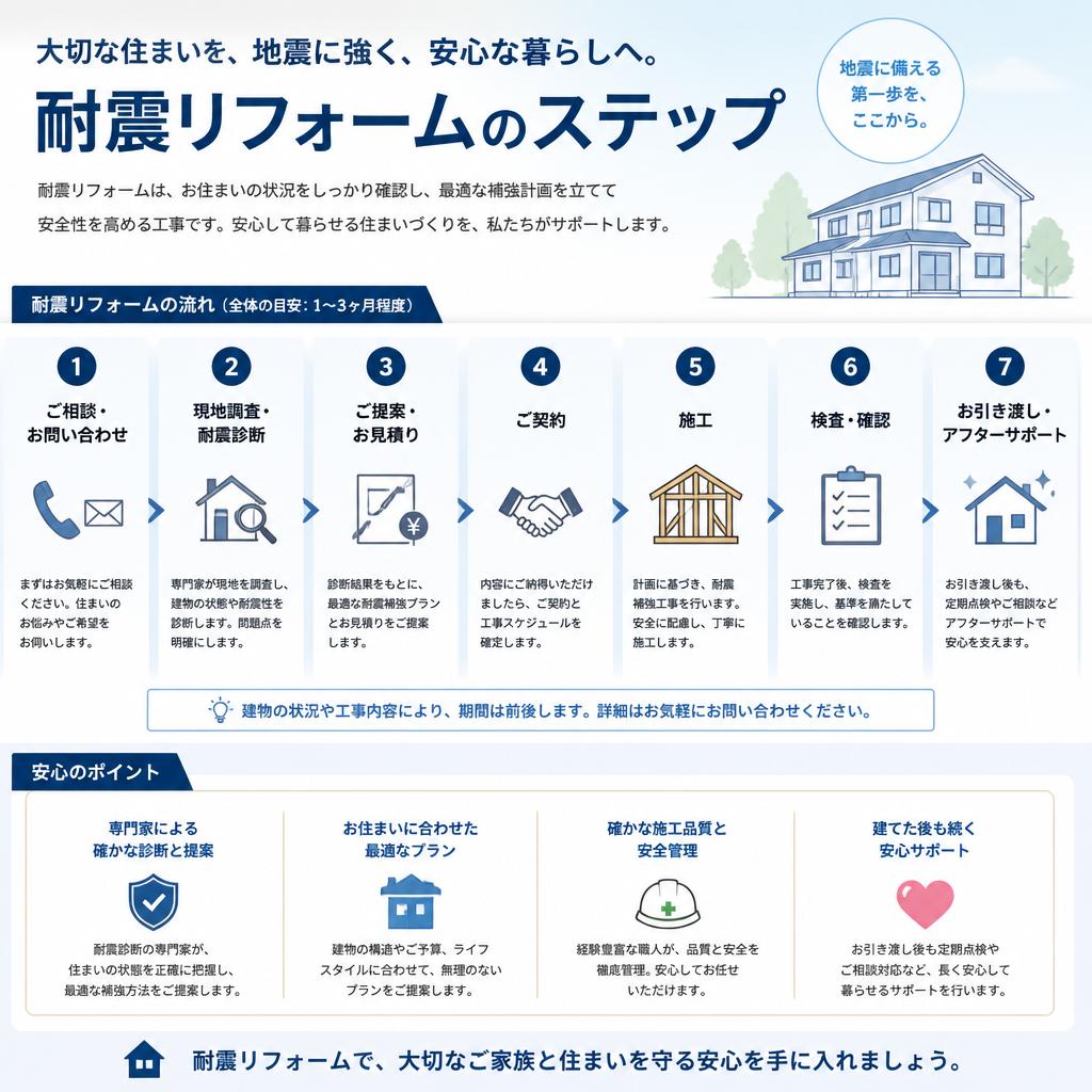 安全なリフォームプロセス