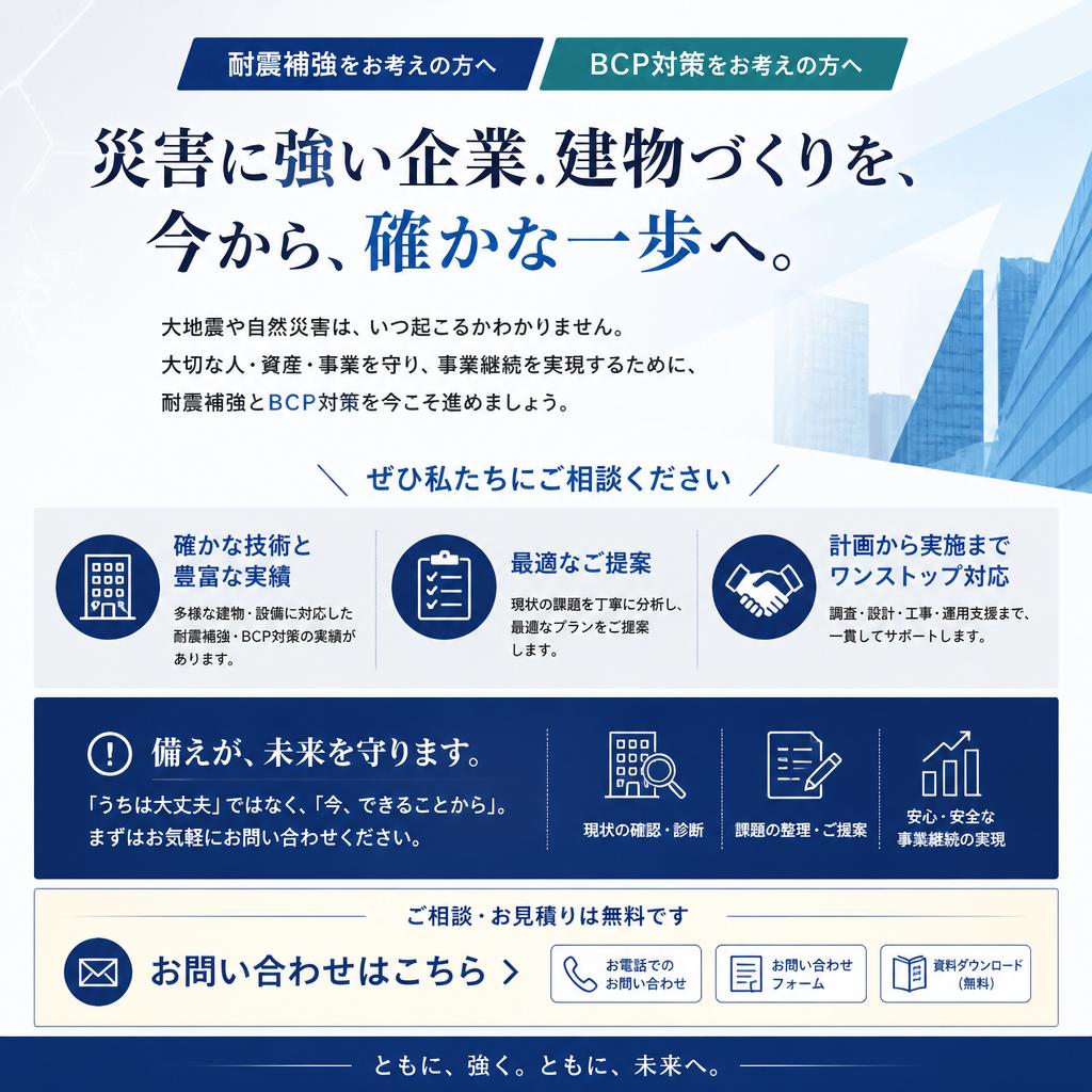 7. お問い合わせ・お見積もりの呼びかけ