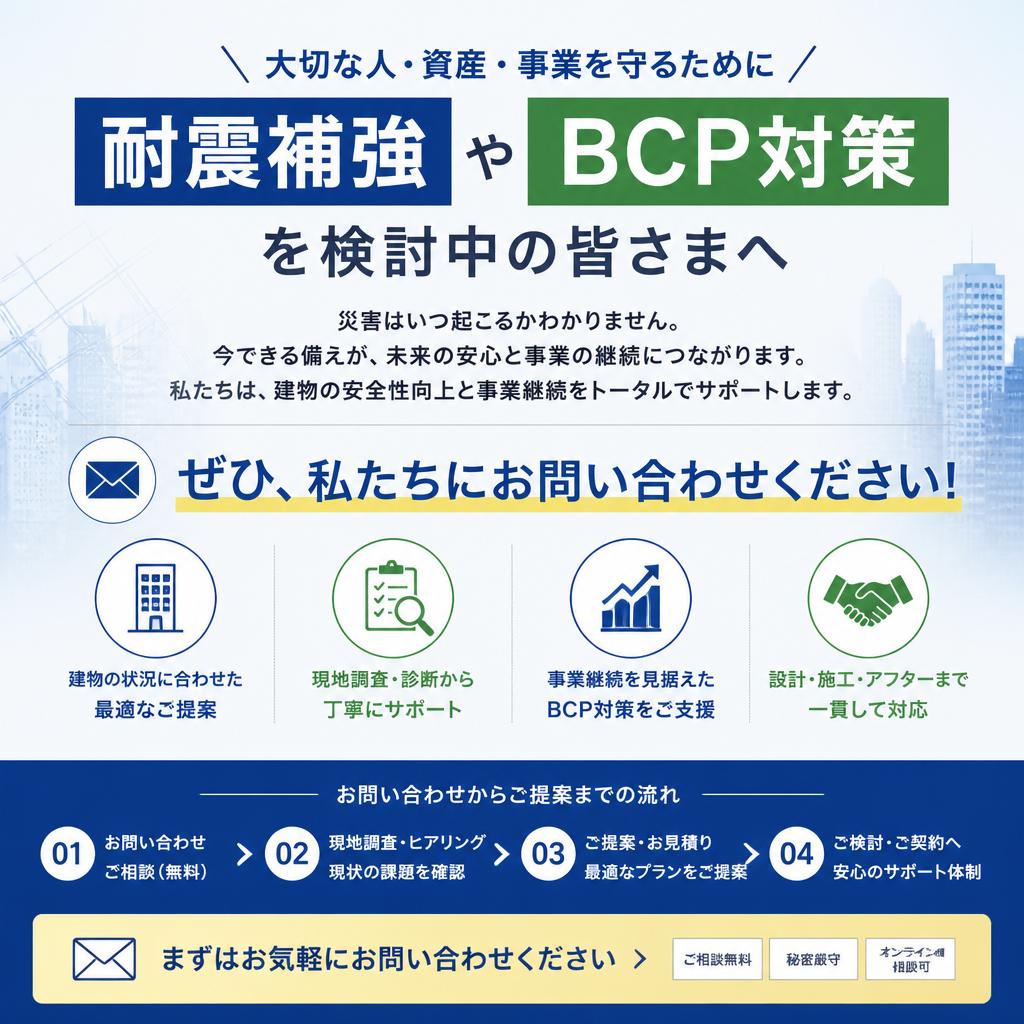 7. お問い合わせ・お見積もりの呼びかけ