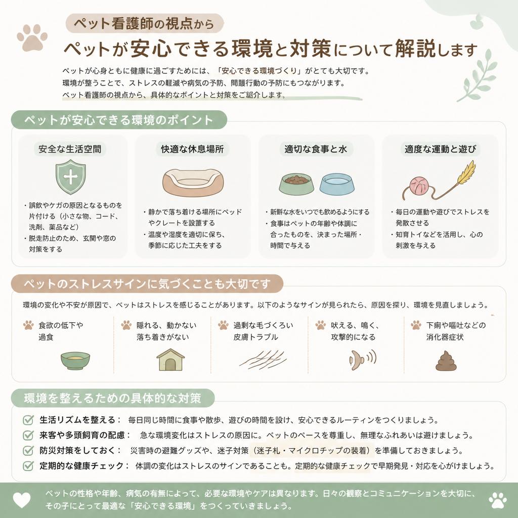 ペット看護師が推奨する理由