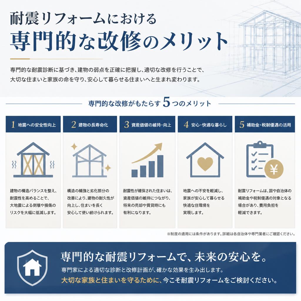 4. 専門的な住宅改修のメリット