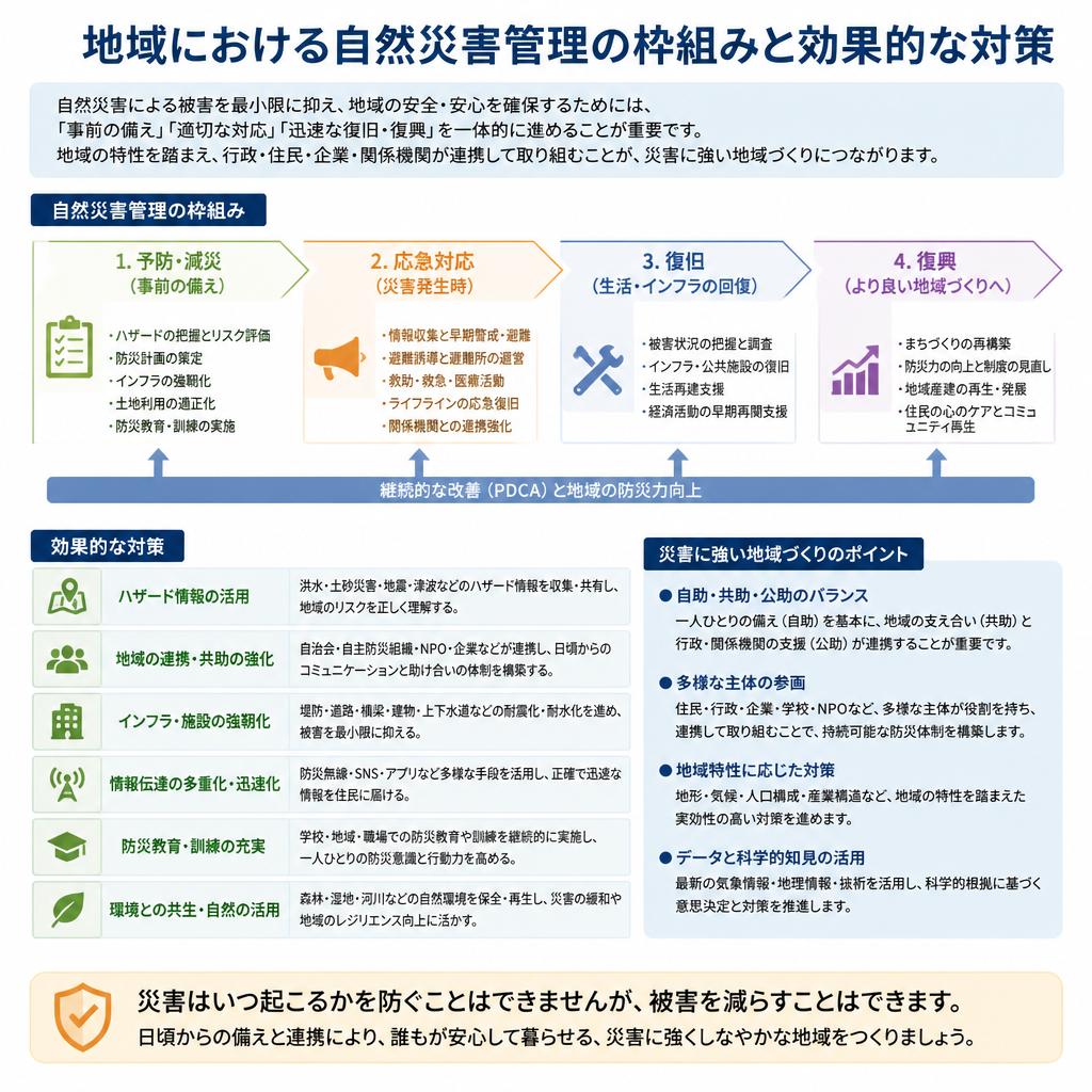 4. 自然災害管理の重要性