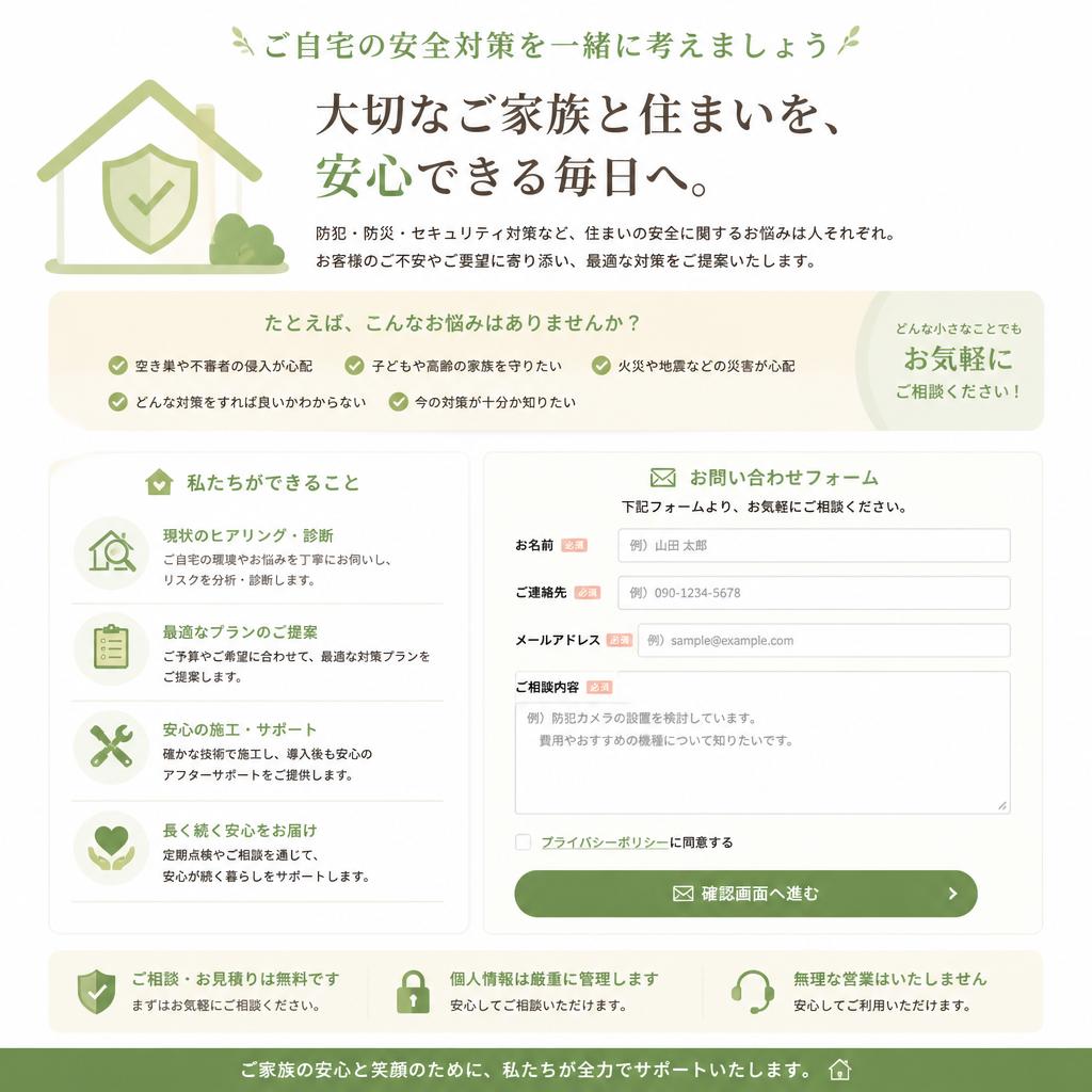 7. お問い合わせとご提案