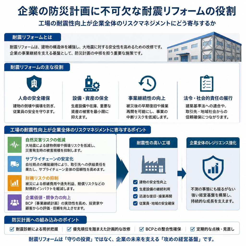 4. 企業の防災計画の一環としての耐震リフォーム