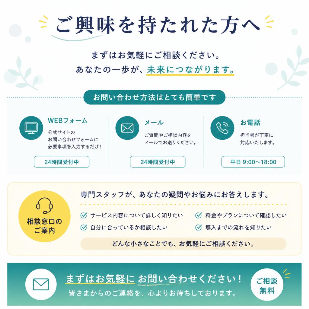 7. お問い合わせ・ご相談はこちらから