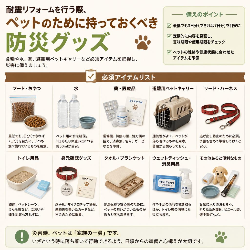 必要な防災グッズ一覧