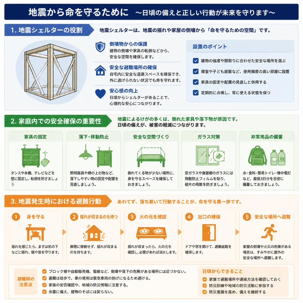 2. 地震シェルターの必要性