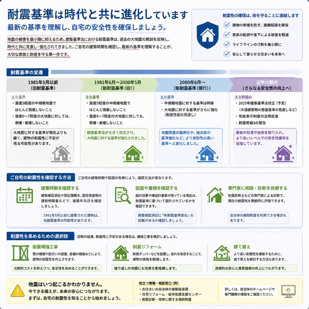 最新の耐震基準とは？