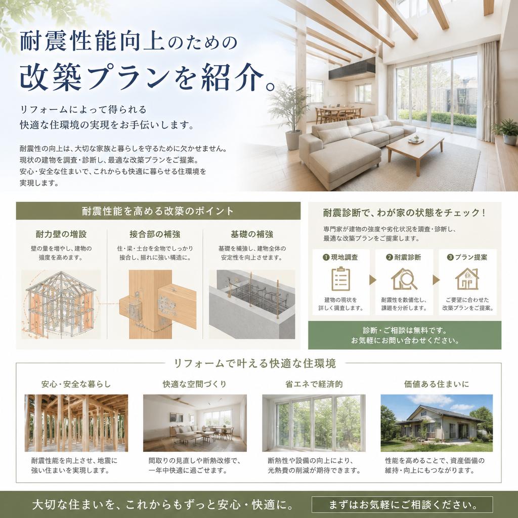 改築による安全性向上