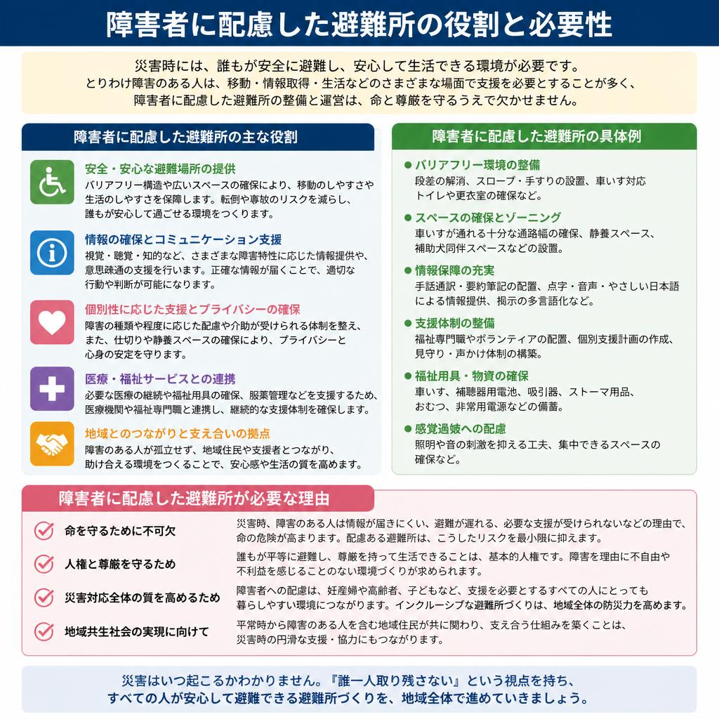 避難所の重要性