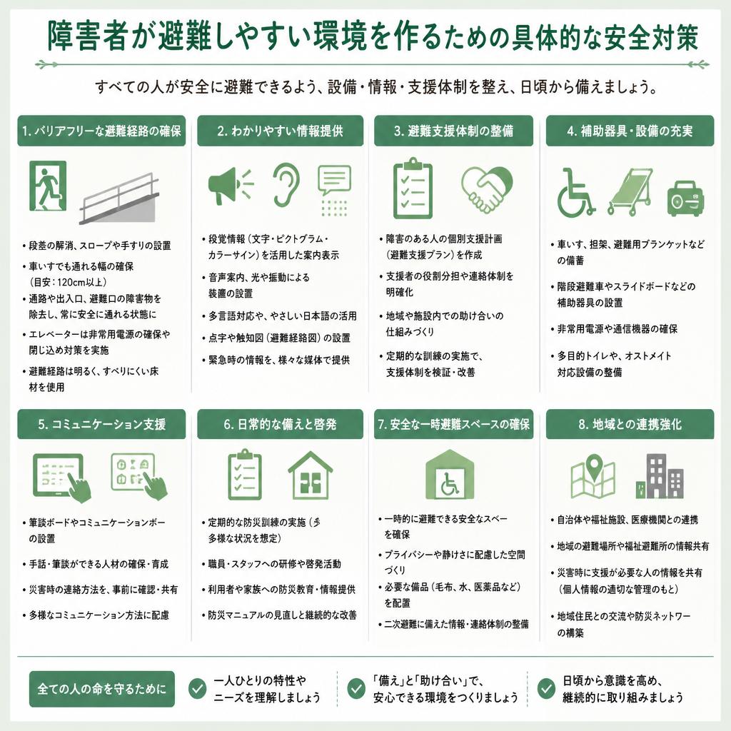具体的な安全対策