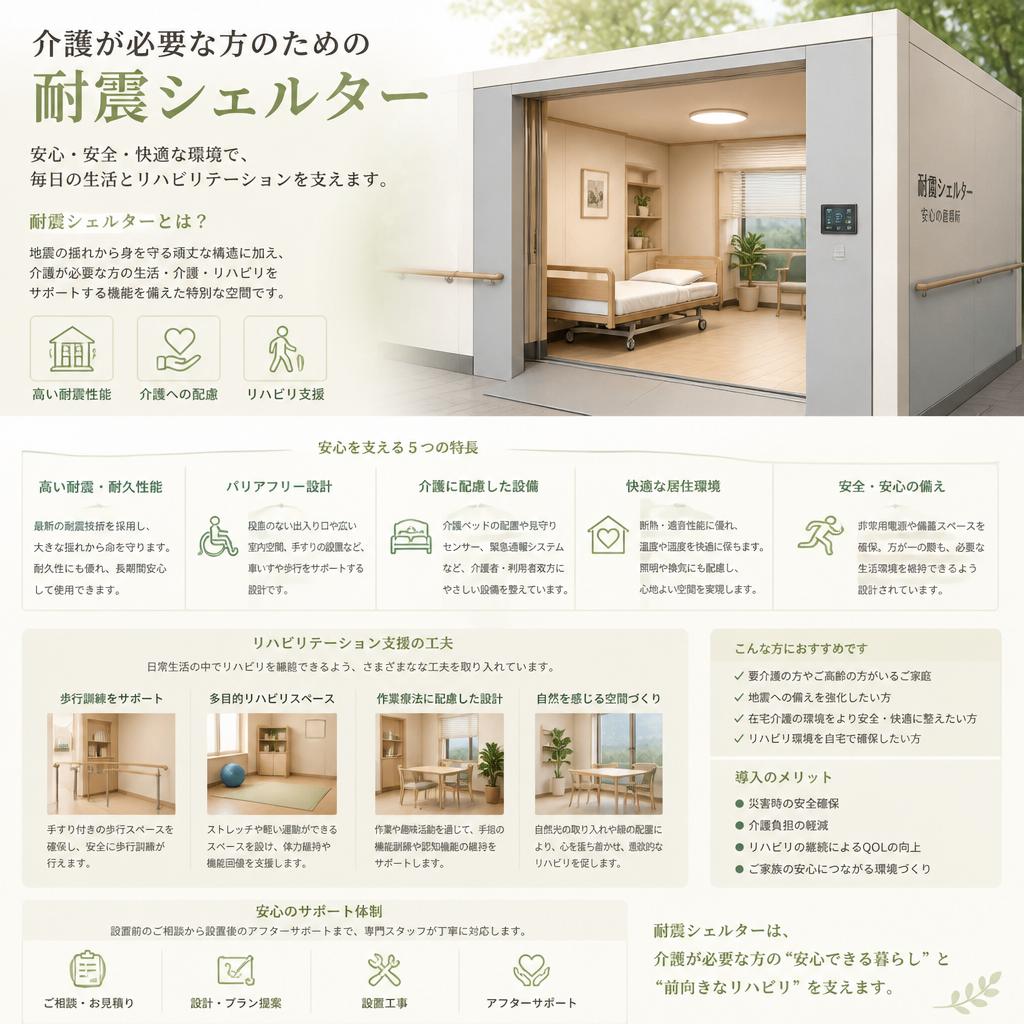 寝たきり老人への優しい配慮
