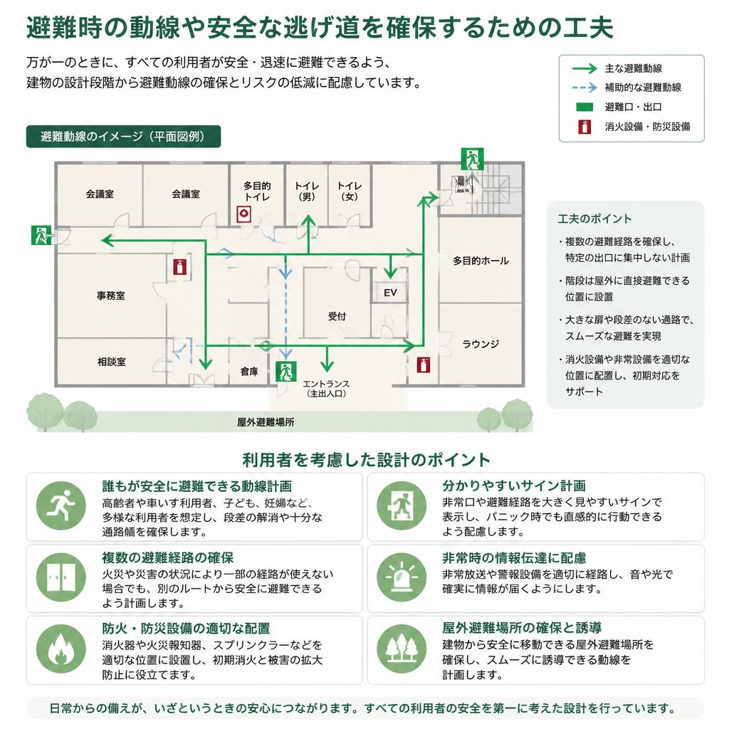 安心の避難経路の確保