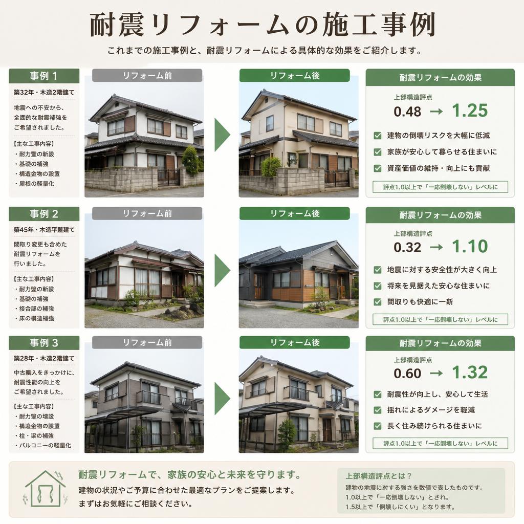 実績ある施工事例