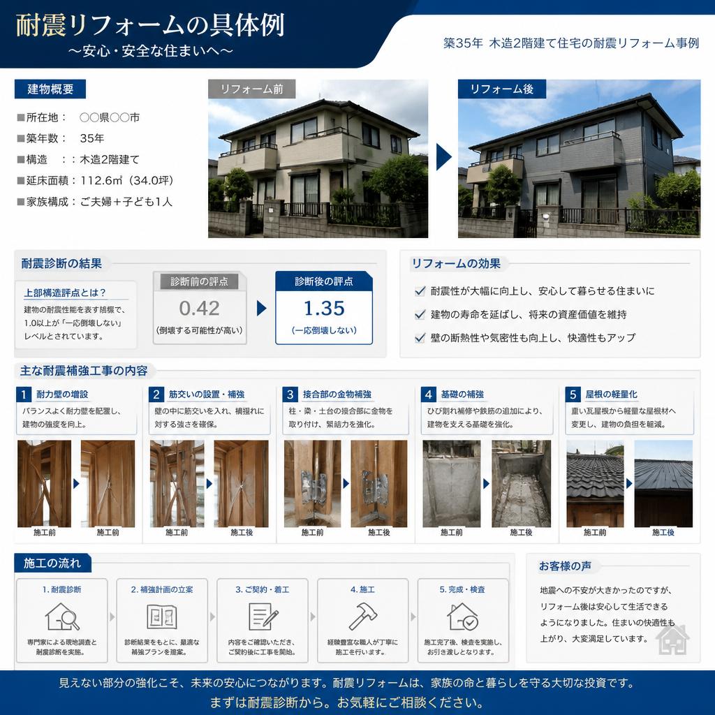 5. 具体的な耐震リフォーム事例