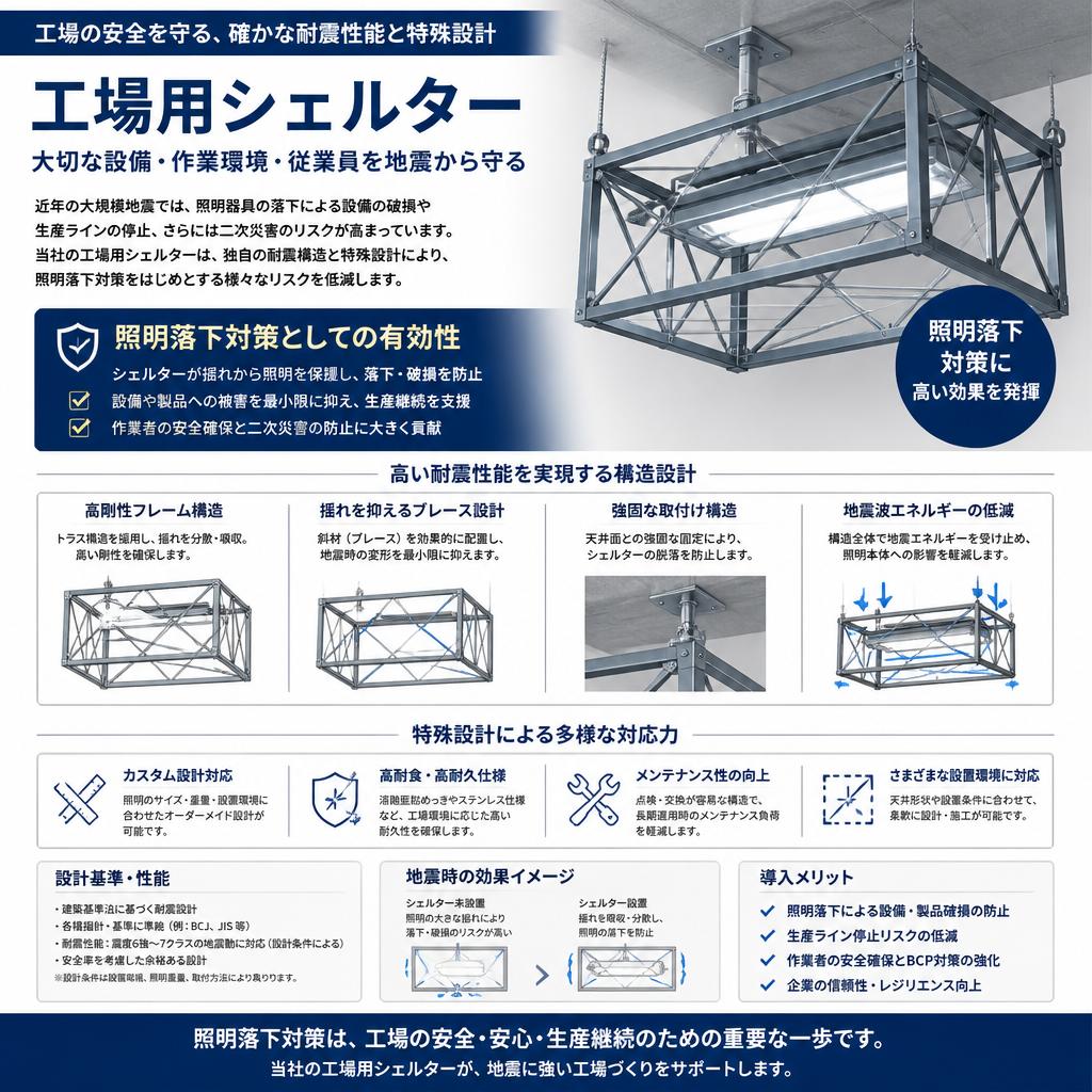 新常識！工場用シェルターの特徴