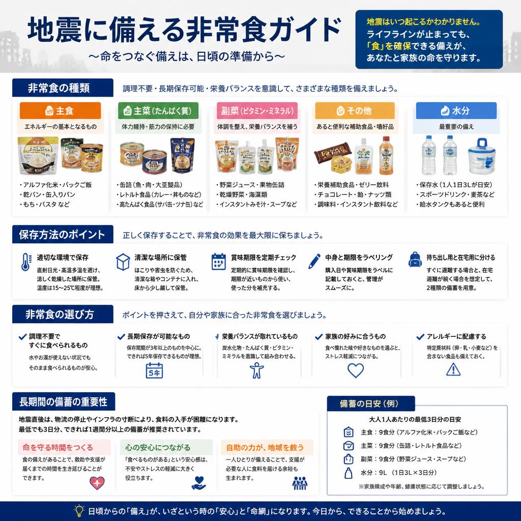 非常食の準備