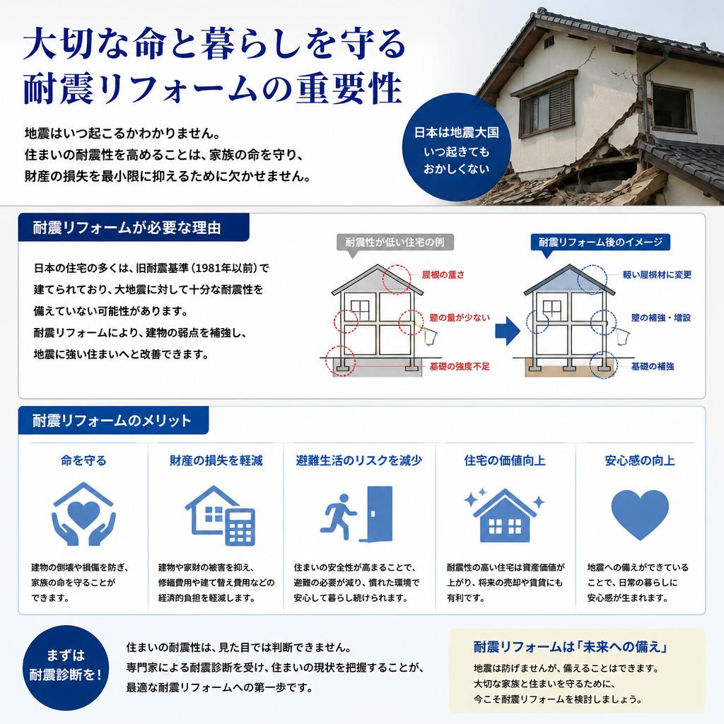 耐震リフォームの必要性
