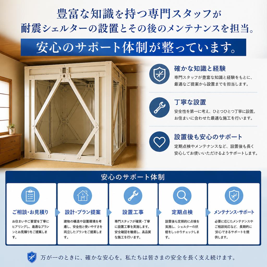 5. 専門スタッフによるサポート