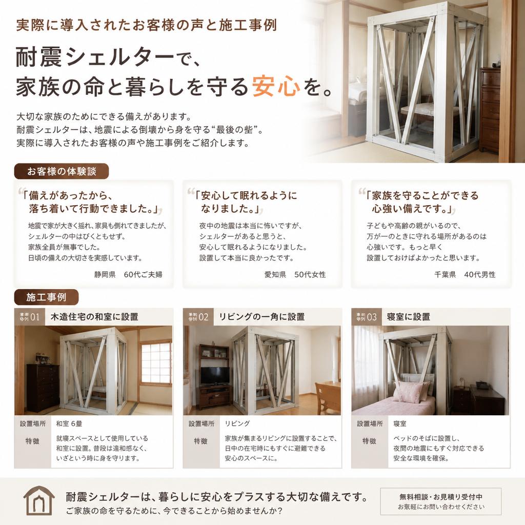 施工事例とお客様の声