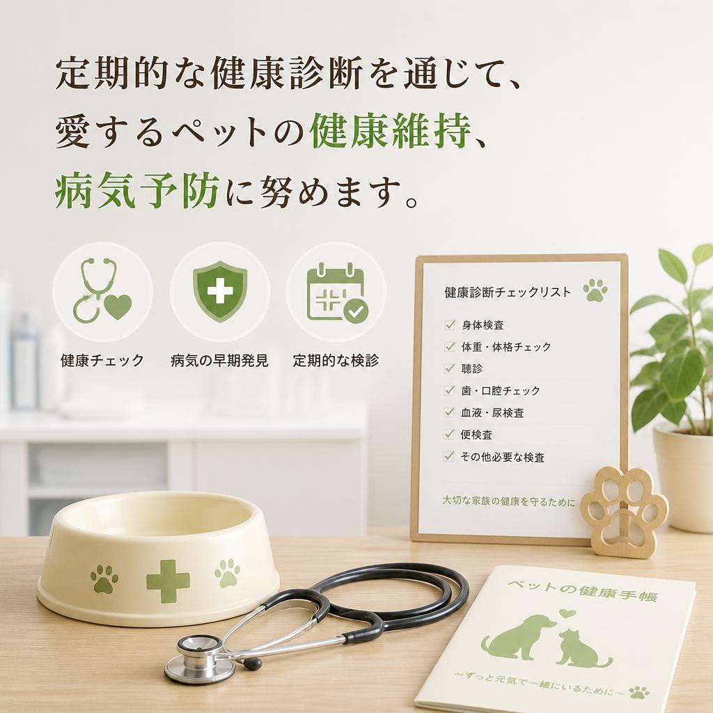 ペット健康診断 – 大切な家族の健康を守る