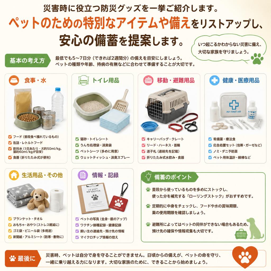 4. 設置必須の防災グッズ一覧