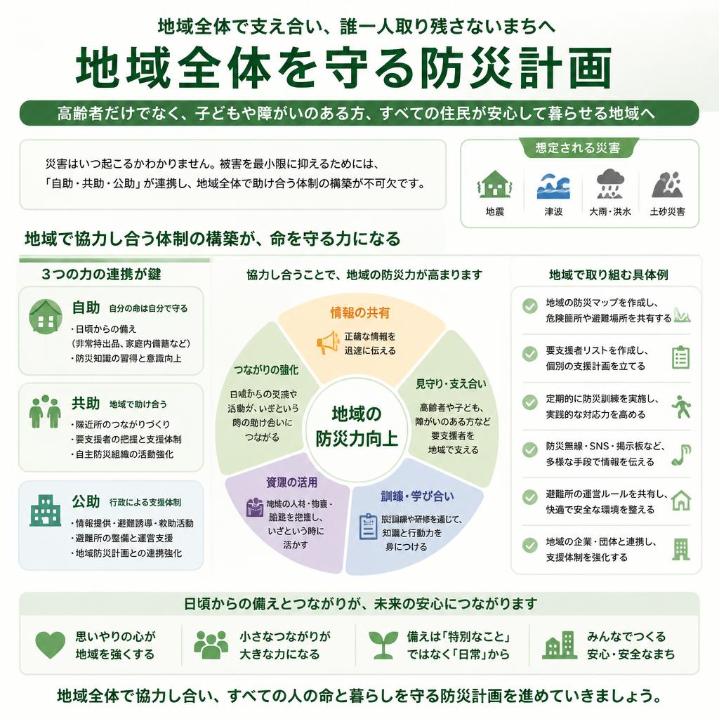 地域全体の防災計画の必要性