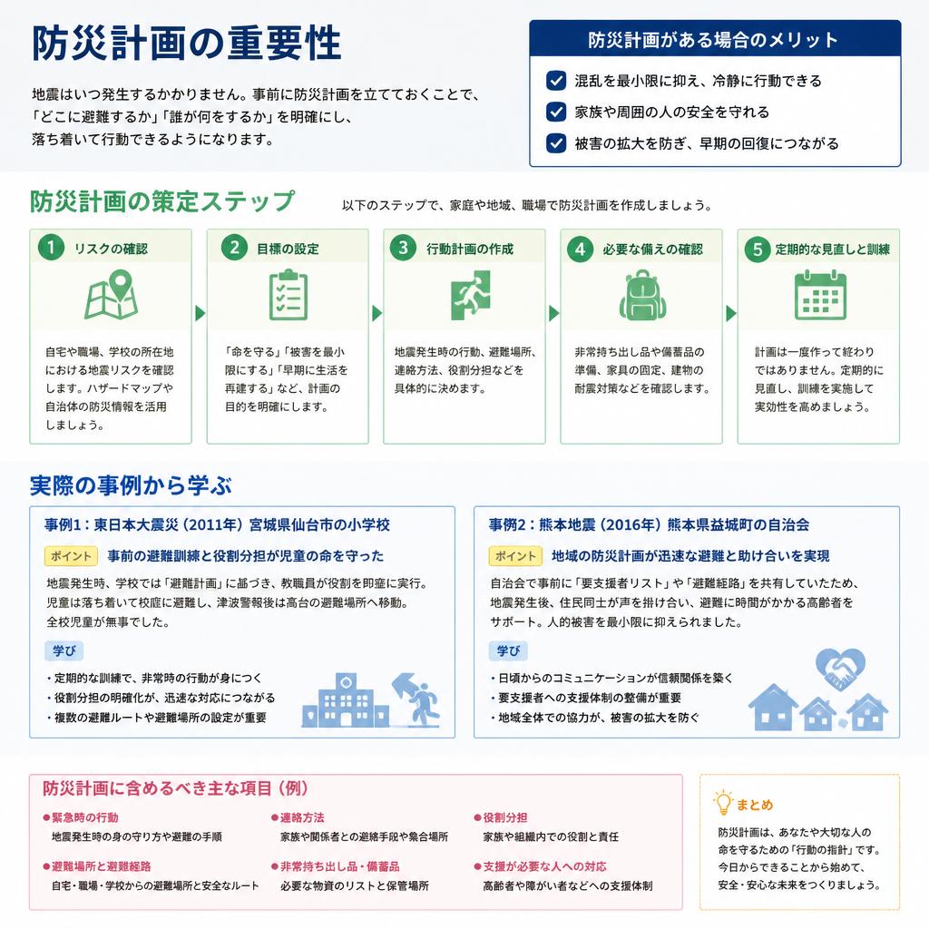 防災計画の立て方