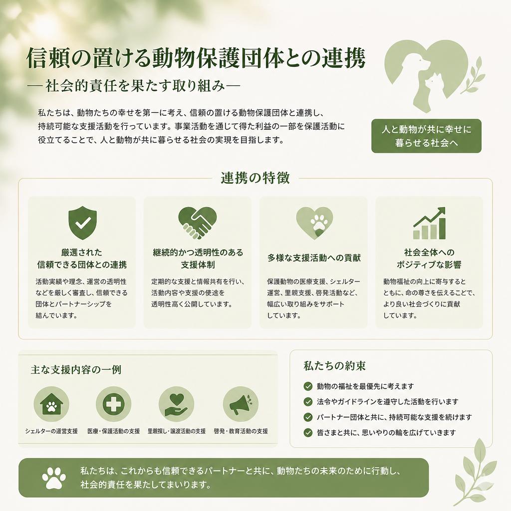 5. 動物保護団体との連携