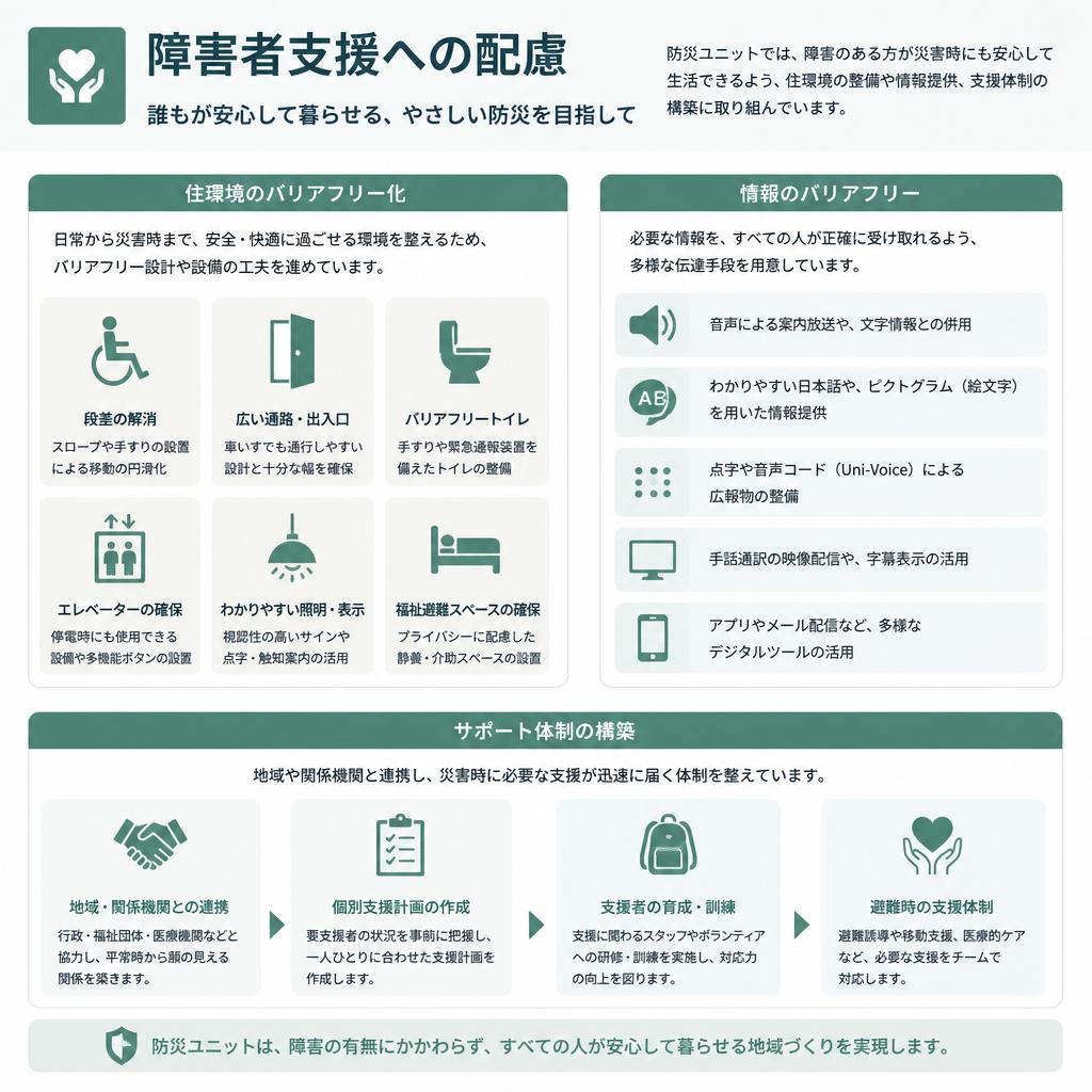 障害者支援に配慮した住まいづくり