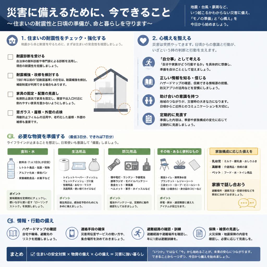 5. 災害準備のポイント