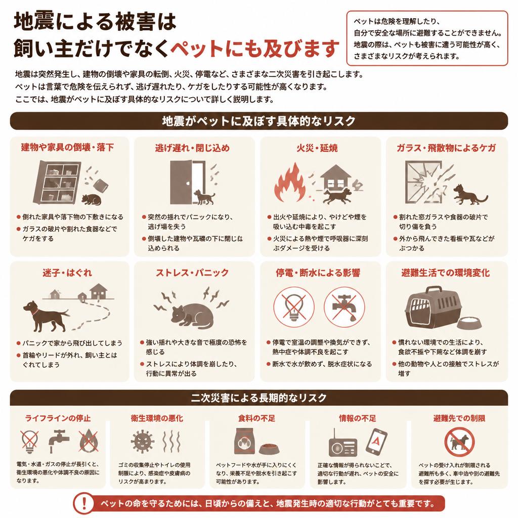 2. 地震の脅威とペットのリスク