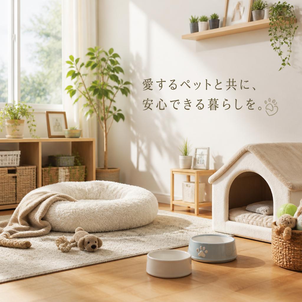 愛するペットと共に、安心できる暮らしを。