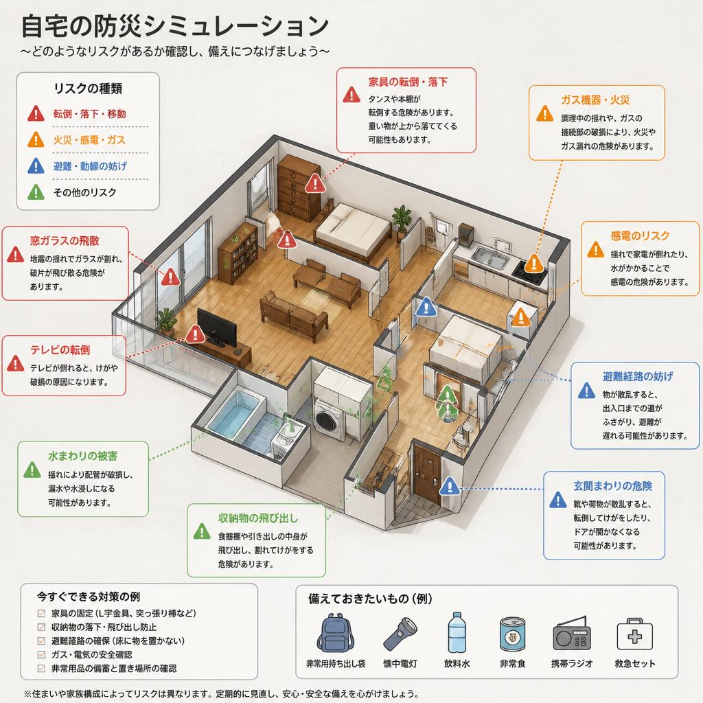 防災シミュレーションでわかるリスク評価