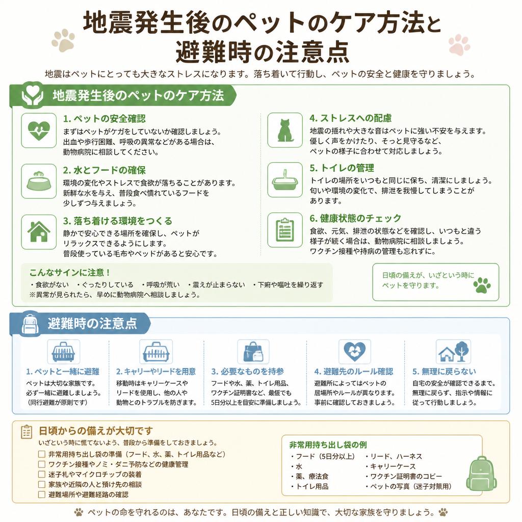 災害時のペットケア