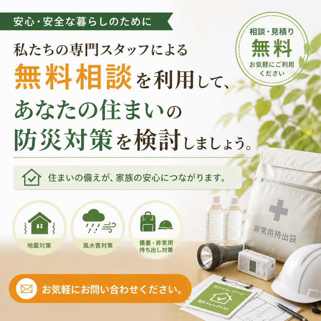 無料相談であなたの住まいを守る