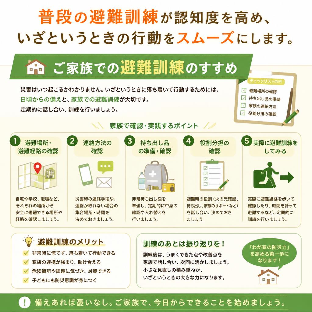 避難訓練の重要性
