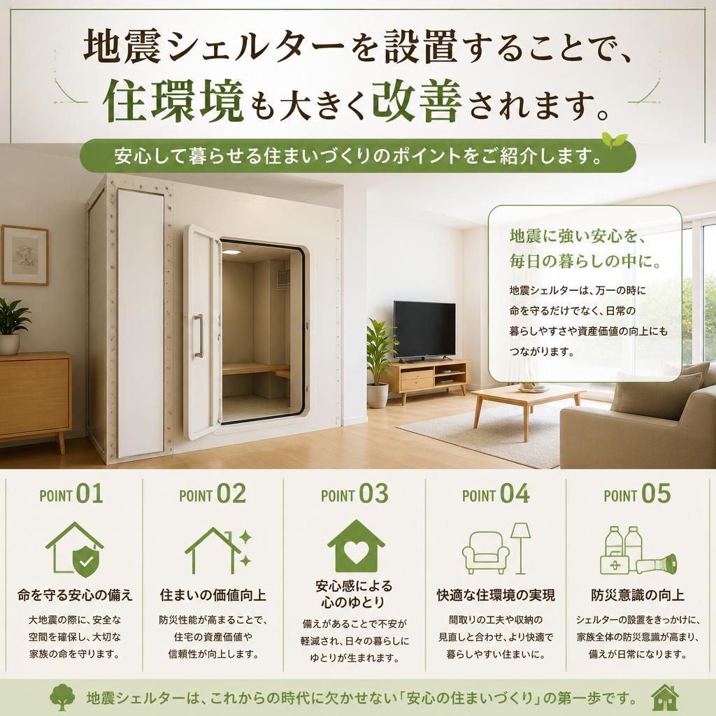 安全な住環境への改善