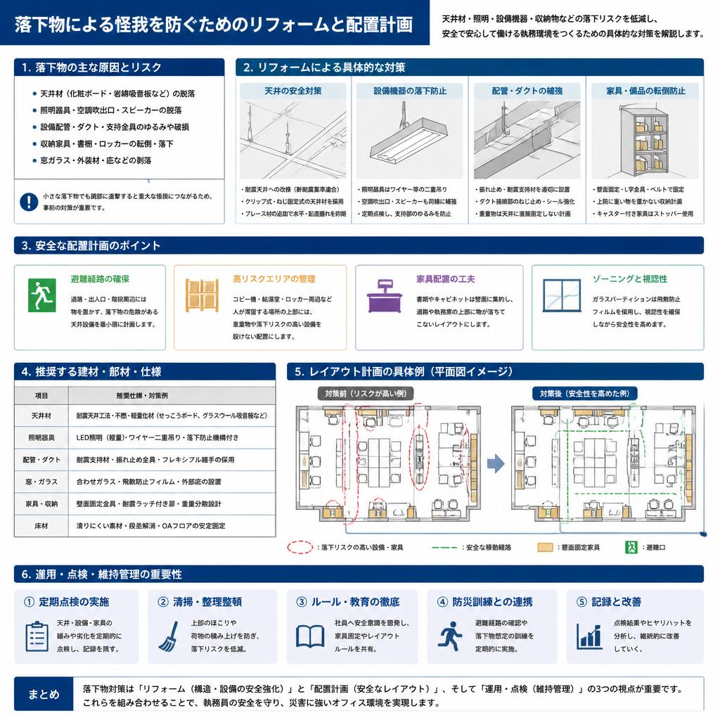 5. 落下物による怪我を防ぐ