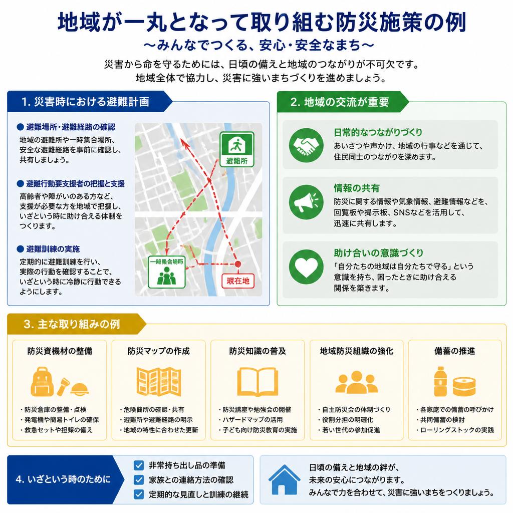 地域での防災取り組み