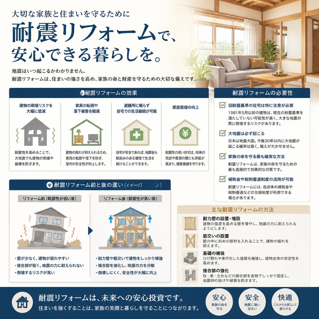 耐震リフォームの重要性