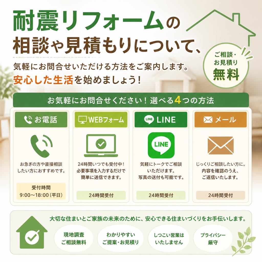 お問い合わせで安心を手に入れましょう！