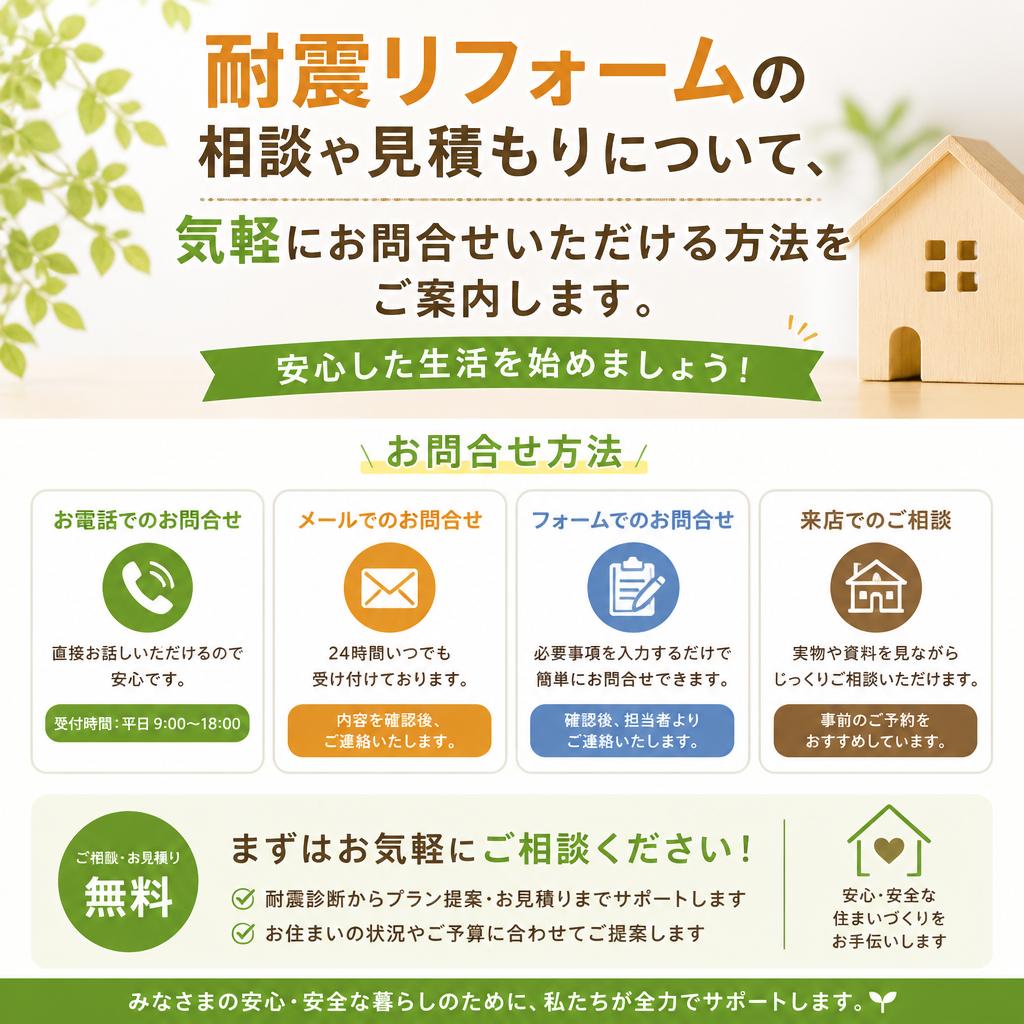 お問い合わせで安心を手に入れましょう！