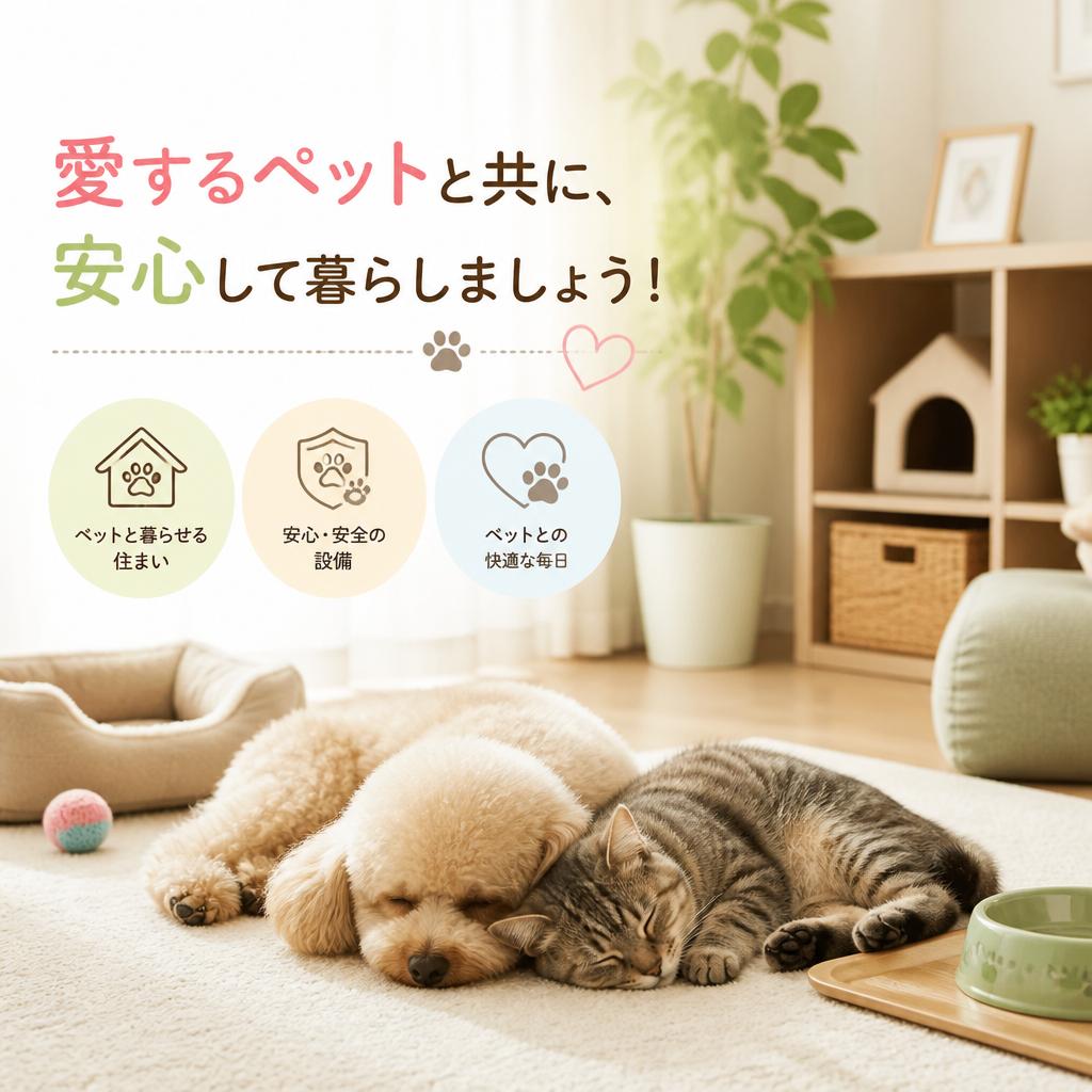 愛するペットと共に、安心して暮らしましょう！ミホ工業　耐震補強